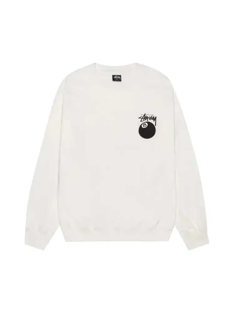Свитшот Stussy 8 Ball Pigment Dyed Crew — изображение 1 из 2, бежевый
