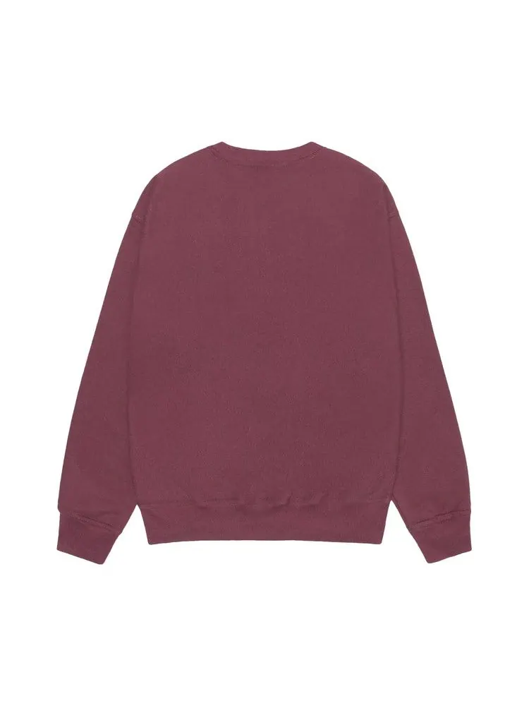 Свитер Stussy Gear Crew — изображение 2 из 2, бордовый