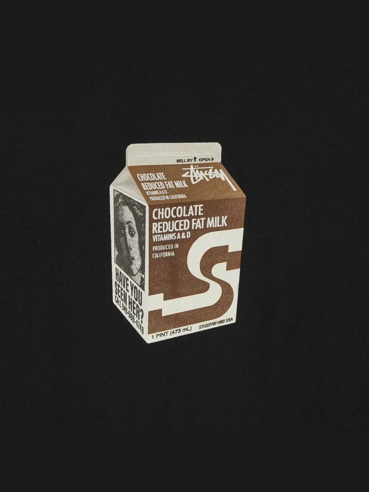 Свитер Stussy Milk Crew — изображение 3 из 3, черный