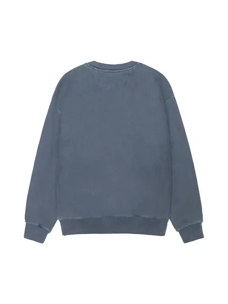 Свитшот Stussy Rasta Lion Pigment Dyed Crew — изображение 2 из 2, синий