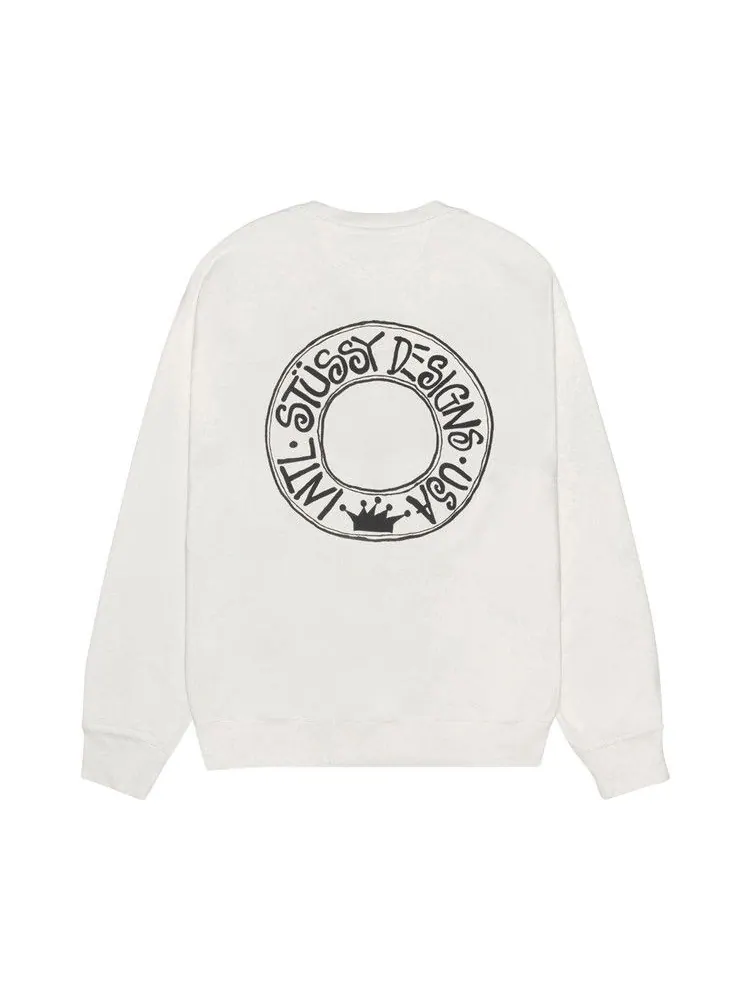 Свитер Stussy Pigment Dyed Buana Crew — изображение 2 из 2, прозрачный