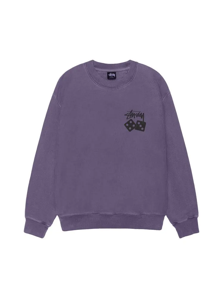 Свитер Stussy Dice Crew Pigment Dyed