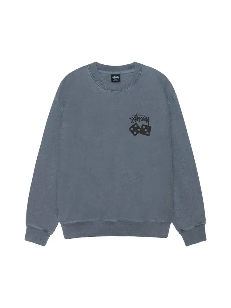 Свитер Stussy Dice Crew Pigment Dyed