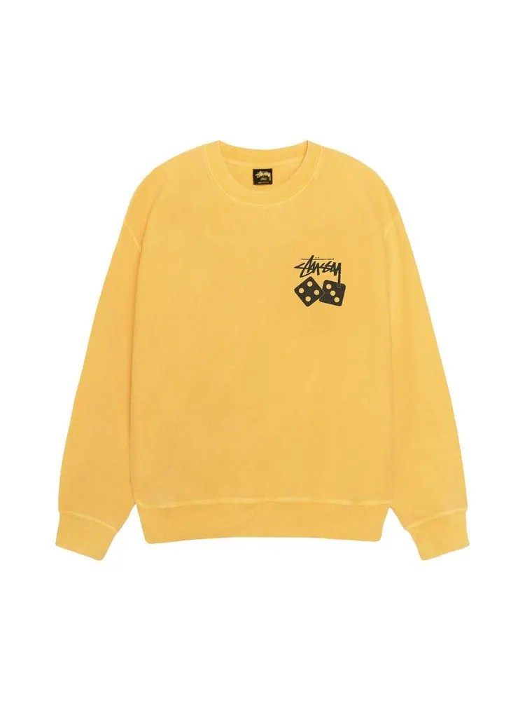 Свитер Stussy Dice Crew Pigment Dyed