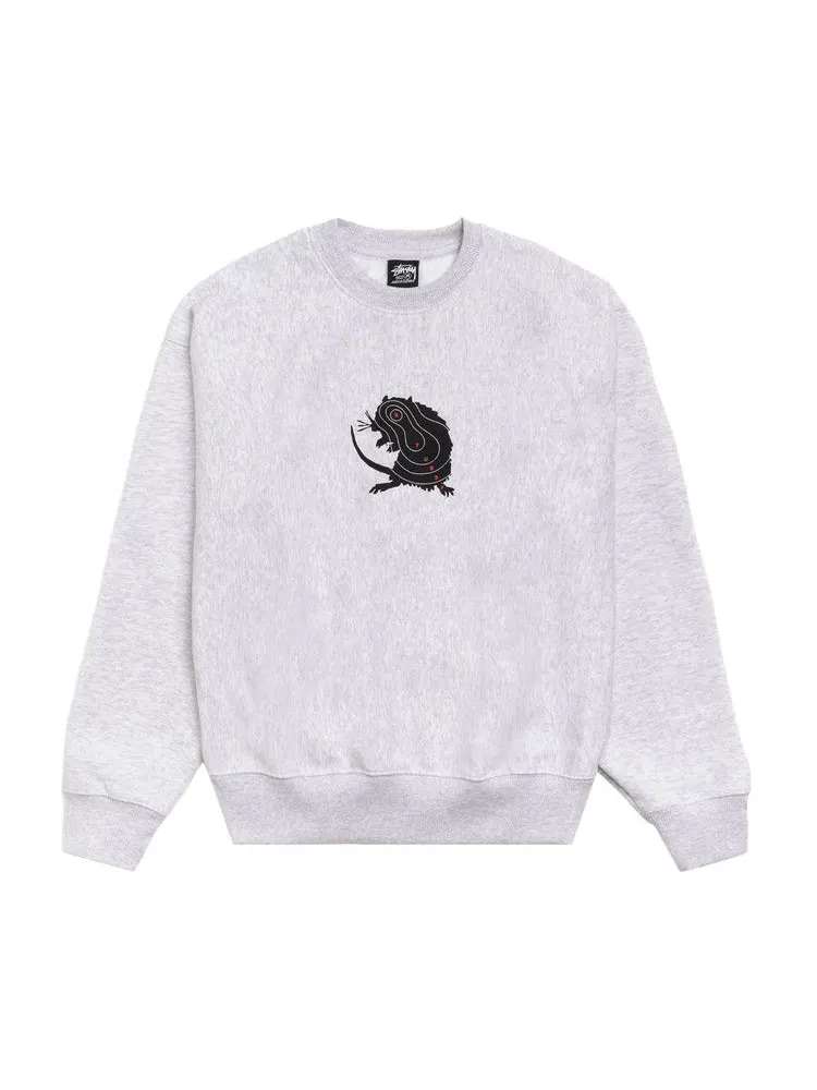 Топ Stussy Long Range Crew 'Ash Heather'