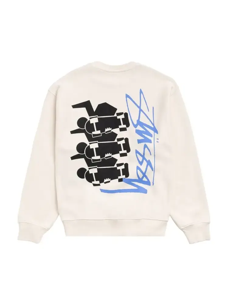 Stussy Skate Stack Crew 'Bone' — изображение 2 из 2, белый