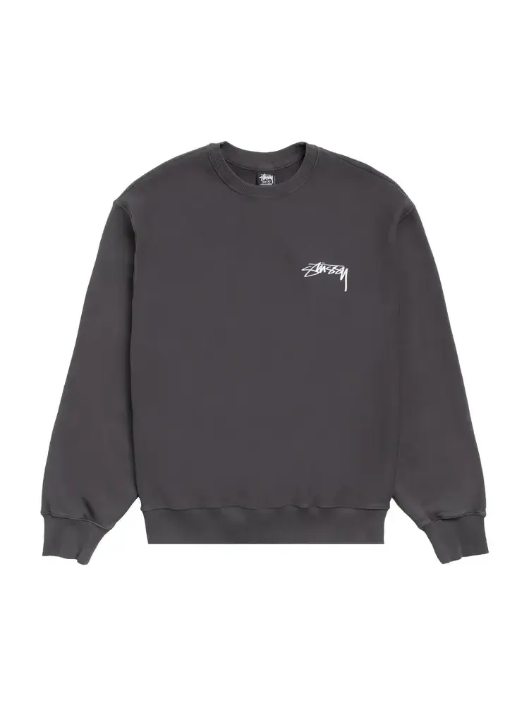 Stussy Skate Stack Crew 'Faded Black' — изображение 1 из 2, черный