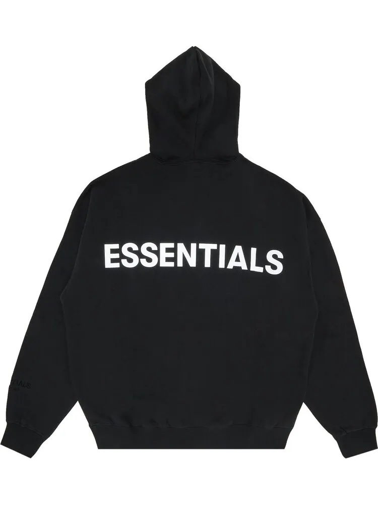 Худи Fear of God Essentials 3M Logo Pullover Hoodie 'Black' — изображение 2 из 3, черный