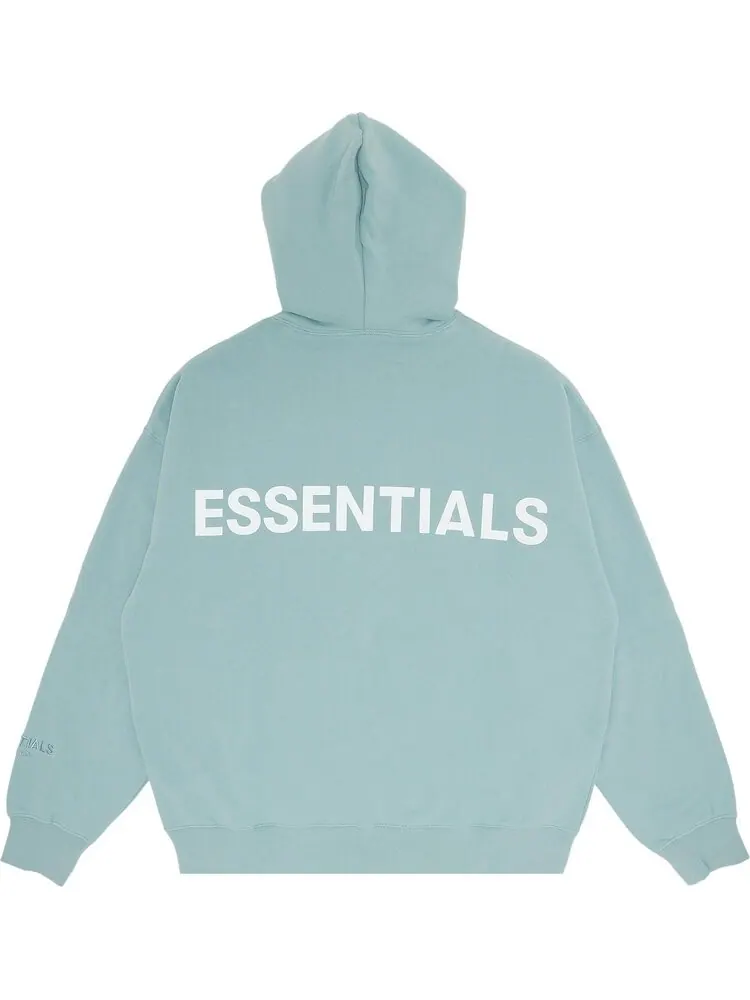 Худи Fear of God Essentials 3M Logo Pullover Hoodie 'Blue' — изображение 2 из 3, синий