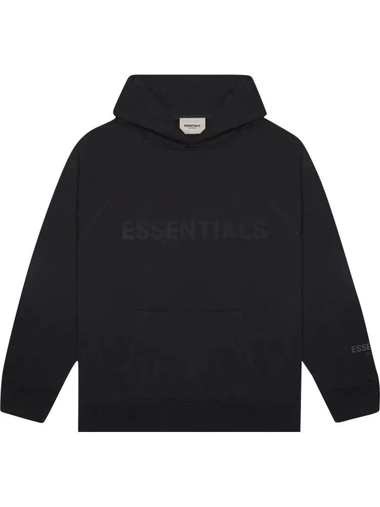 Худи Fear of God Essentials Hoodie 'Black' — изображение 1 из 1, черный