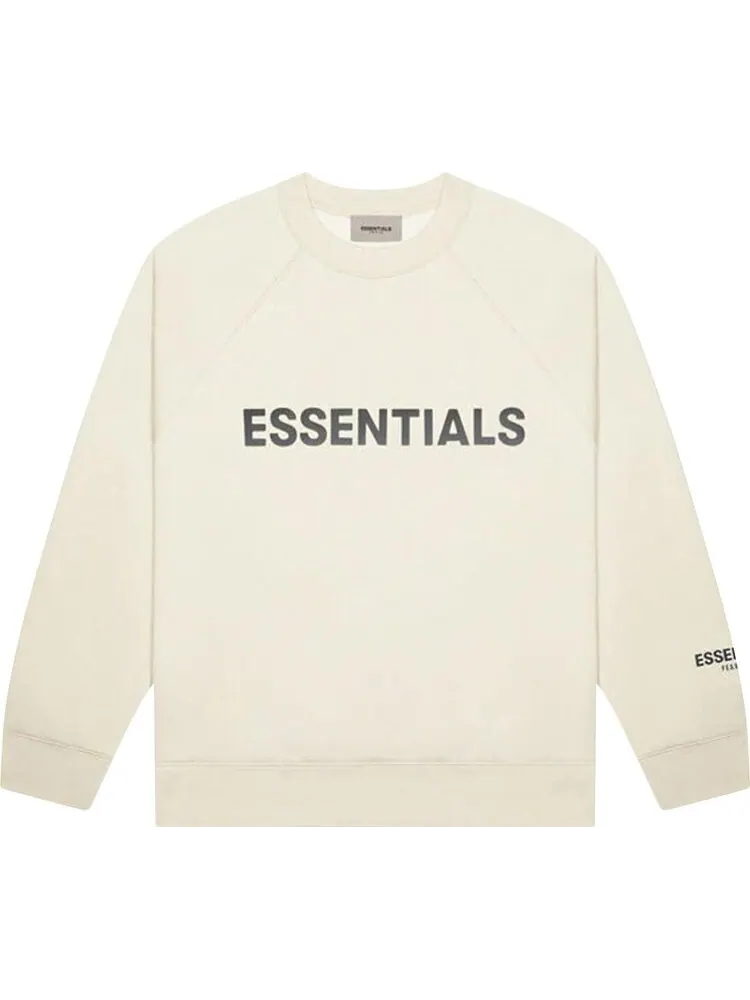 Толстовка Fear of God Essentials Crewneck Sweatshirt 'Cream' — изображение 1 из 1, бежевый