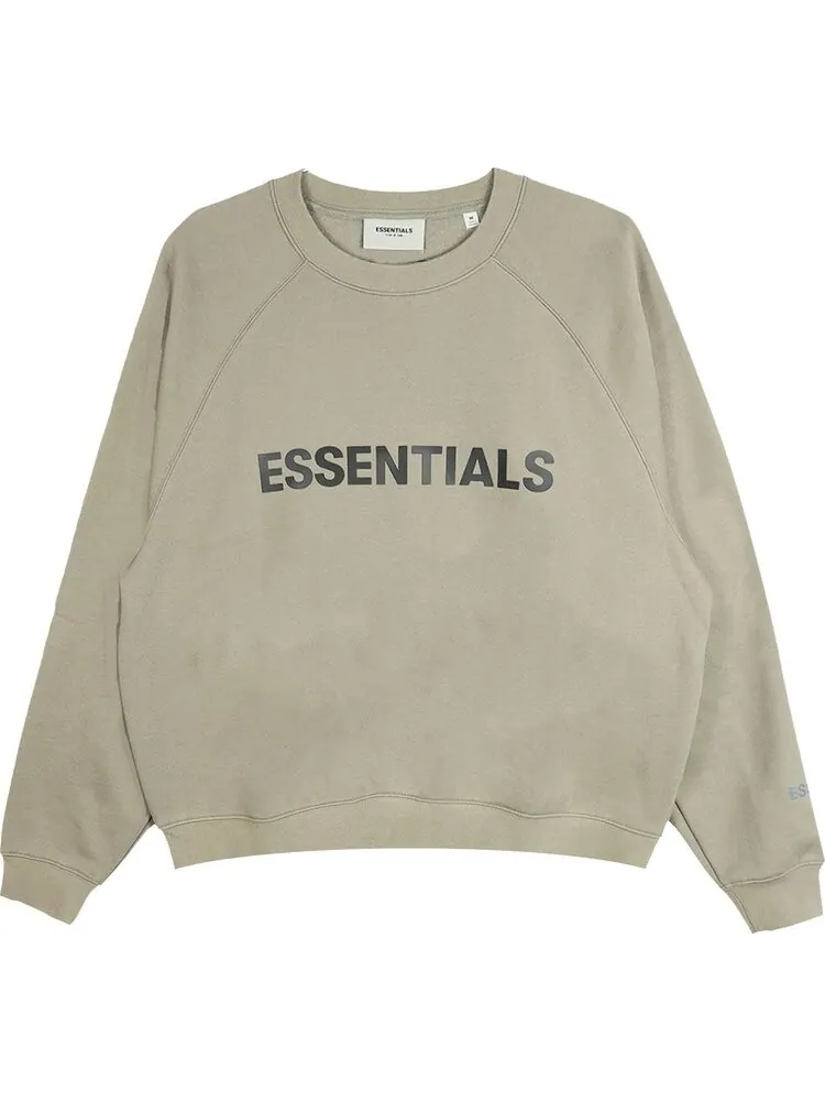 Толстовка Fear of God Essentials Crewneck Sweatshirt 'Cement' — изображение 1 из 1, серый