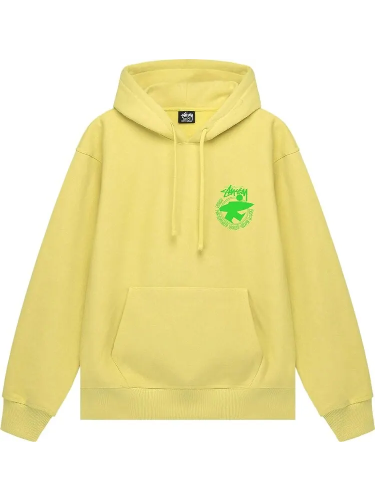 Худи Stussy Beach Roots Hoodie 'Yellow' — изображение 1 из 2, желтый