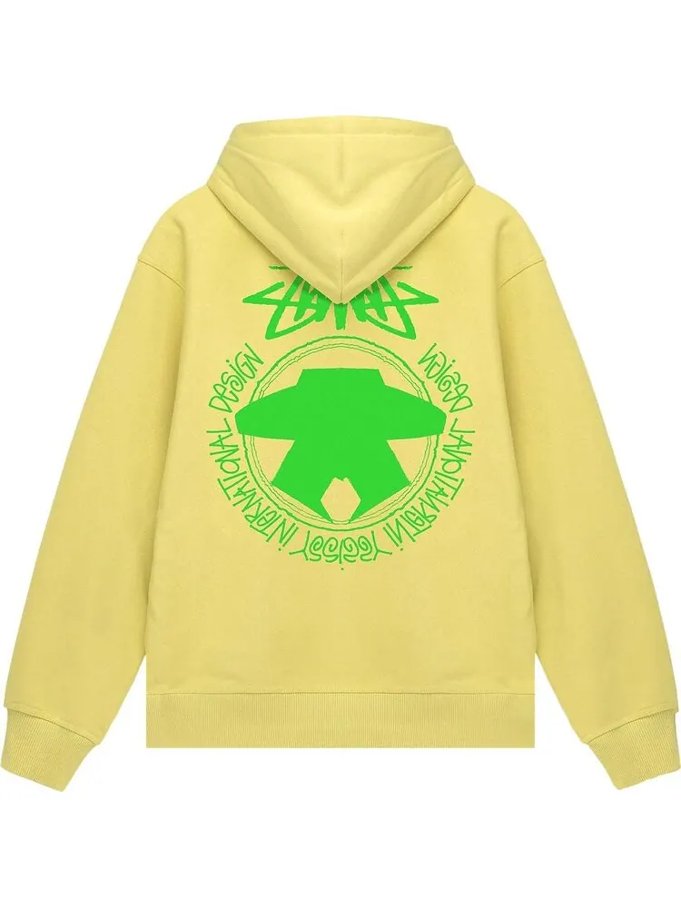 Худи Stussy Beach Roots Hoodie 'Yellow' — изображение 2 из 2, желтый