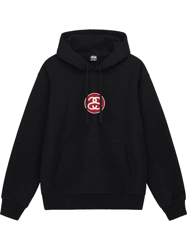 Худи Stussy SS-Link Hoodie 'Black' — изображение 1 из 2, черный