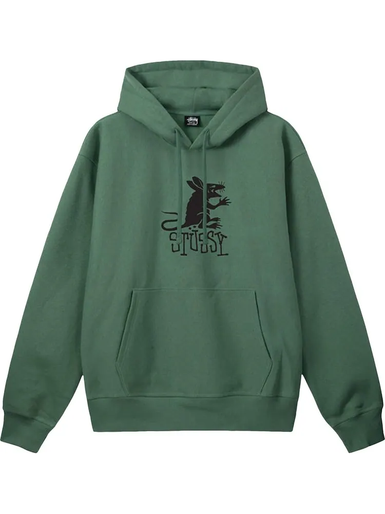 Худи Stussy Rat Hoodie 'Green' — изображение 1 из 2, зеленый