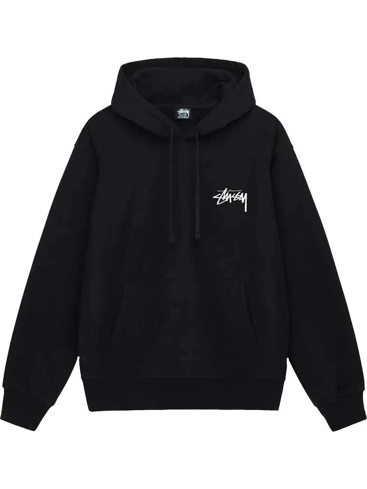 Худи Stussy 8 Ball Fade Hoodie 'Black' — изображение 1 из 2, черный