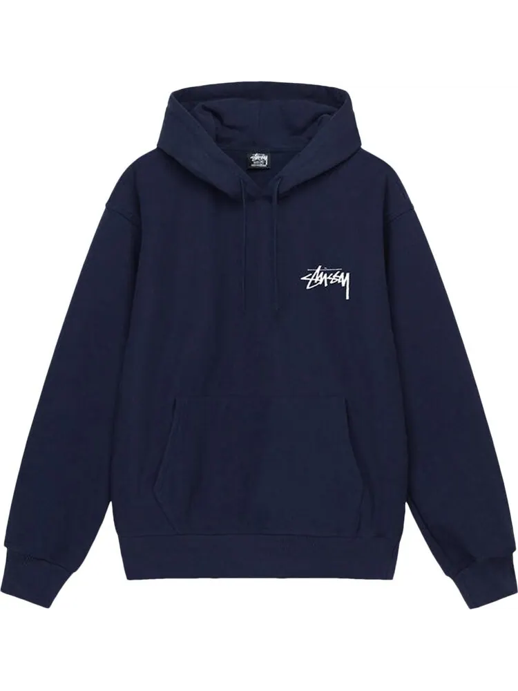 Худи Stussy 8 Ball Fade Hoodie 'Navy' — изображение 1 из 2, синий