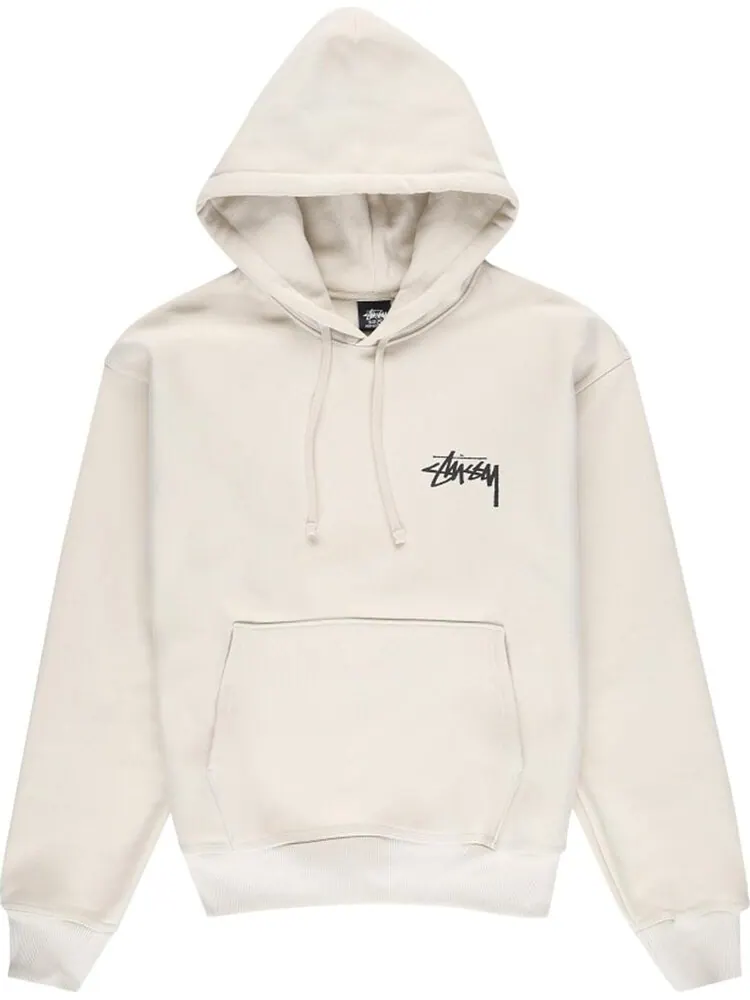 Толстовка Stussy 8 Ball Fade Hood 'Putty' — изображение 1 из 2, бежевый