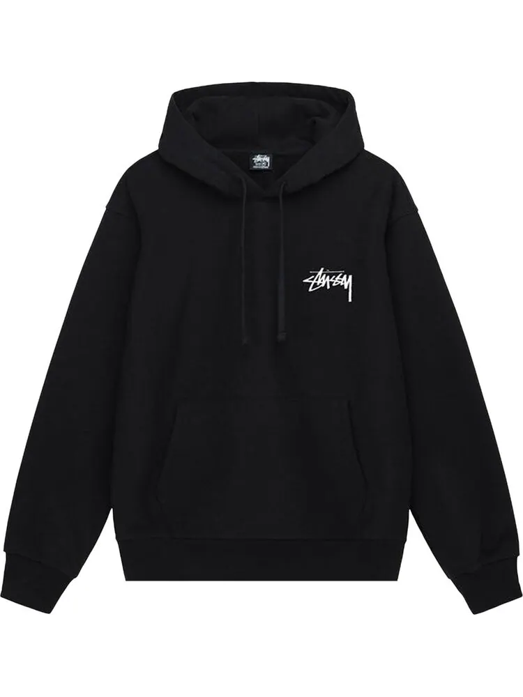 Худи Stussy 8 Ball Fade Hoodie 'Black' — изображение 1 из 2, черный
