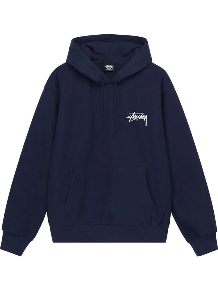 Худи Stussy 8 Ball Fade Hoodie 'Navy' — изображение 1 из 2, синий