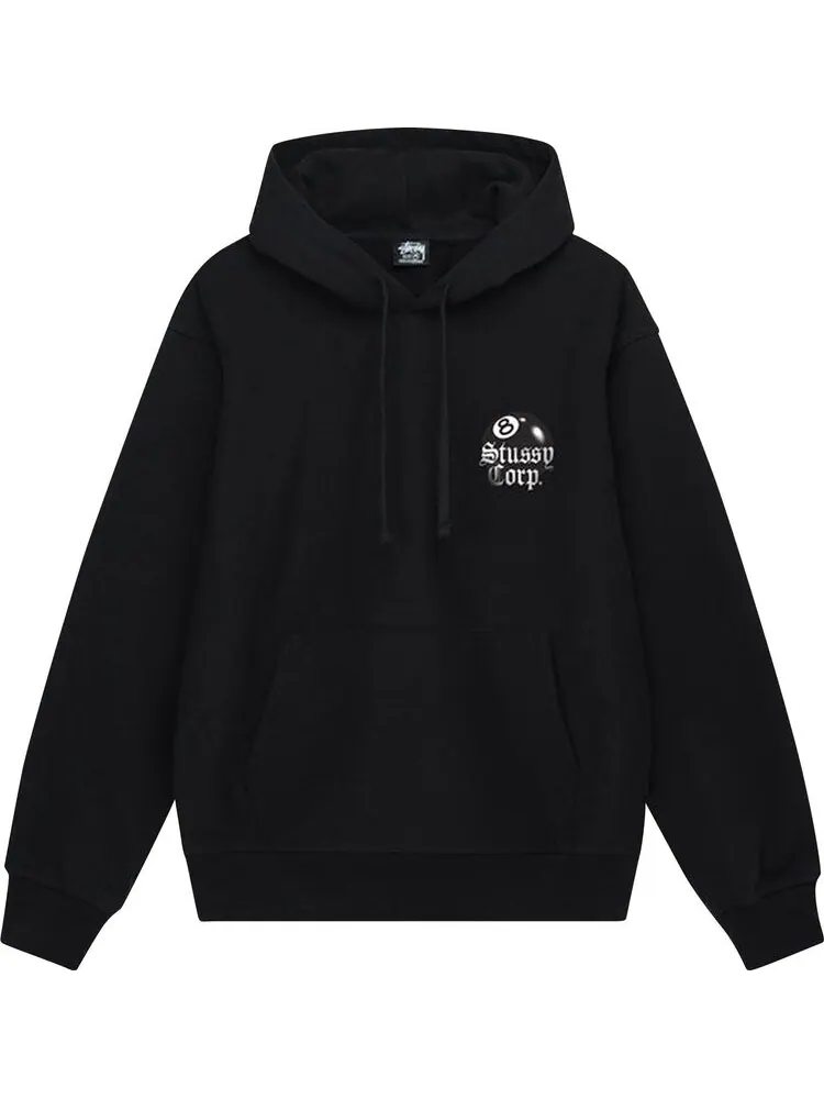 Худи Stussy 8 Ball Corp. Hoodie 'Black' — изображение 1 из 2, черный