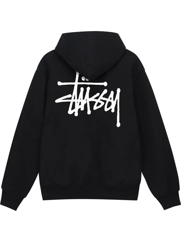 Худи Stussy Basic Logo — изображение 2 из 3, черный