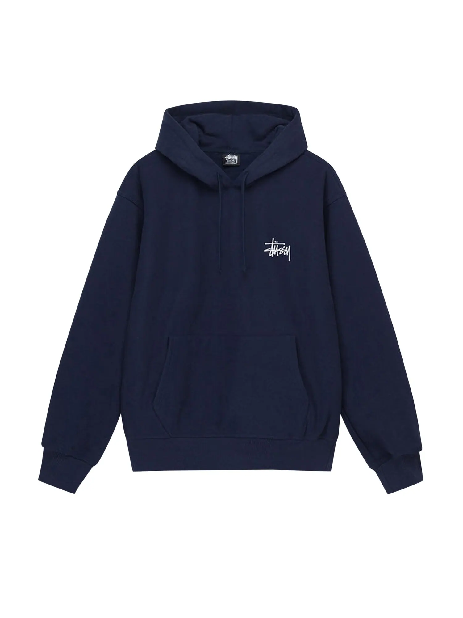 Базовое худи Stussy темно-синего цвета