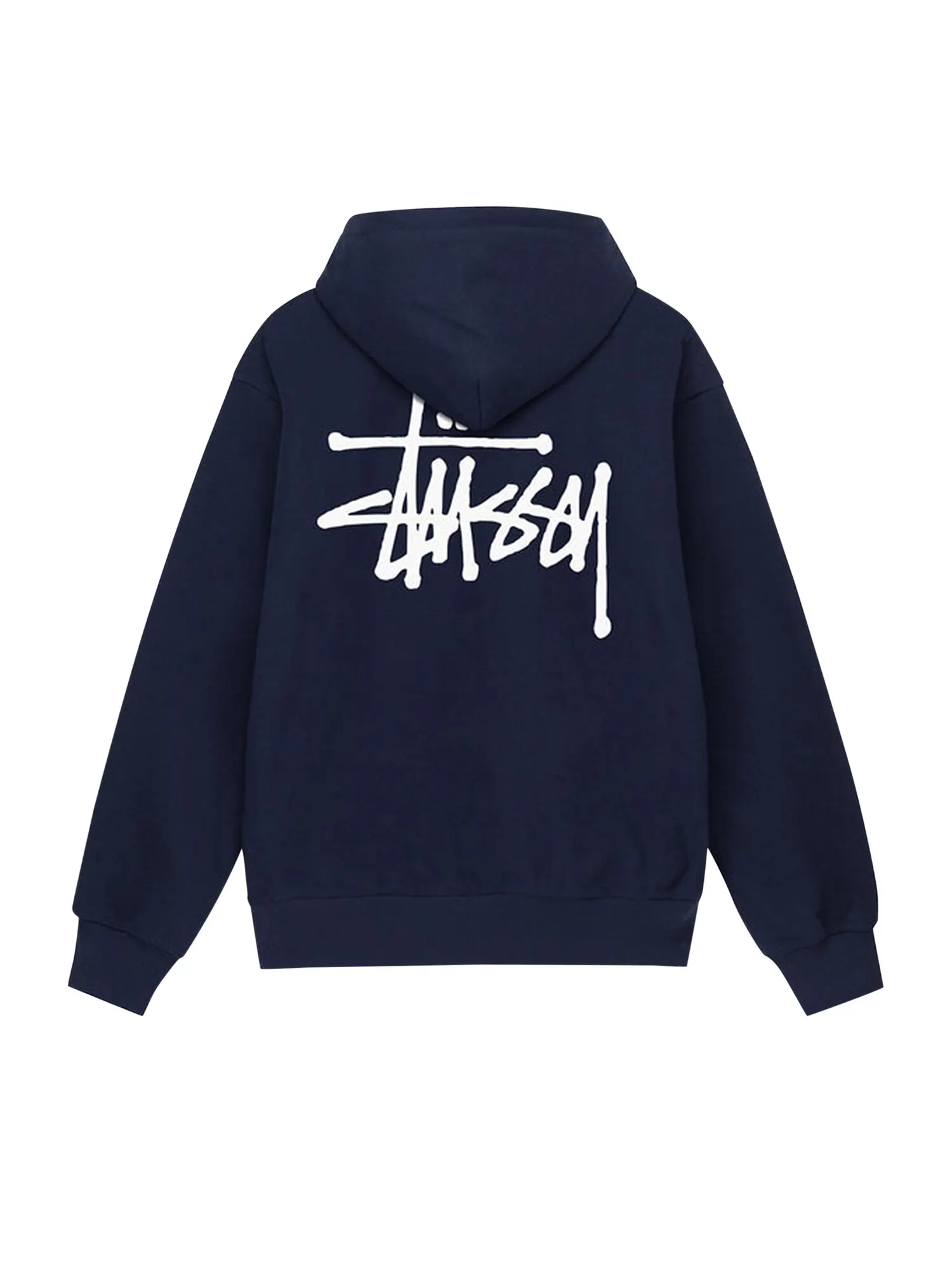 Базовое худи Stussy темно-синего цвета — изображение 2 из 2, темно-синий