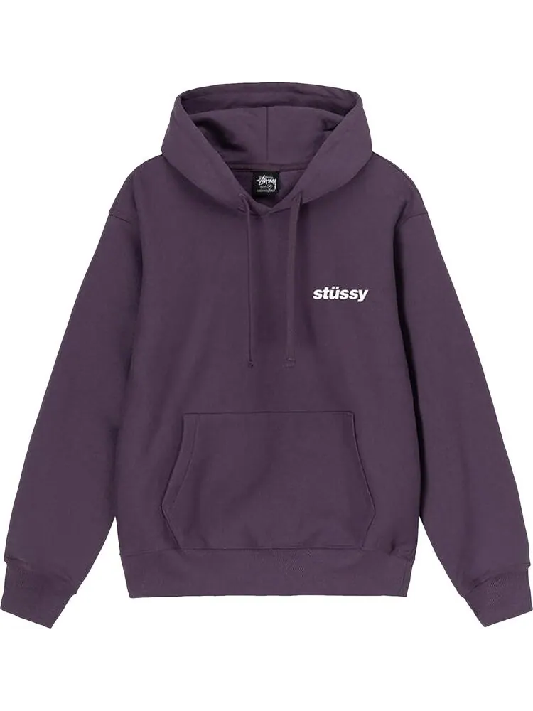 Худи Stussy Popsicle Hoodie 'Grape' — изображение 1 из 2, фиолетовый