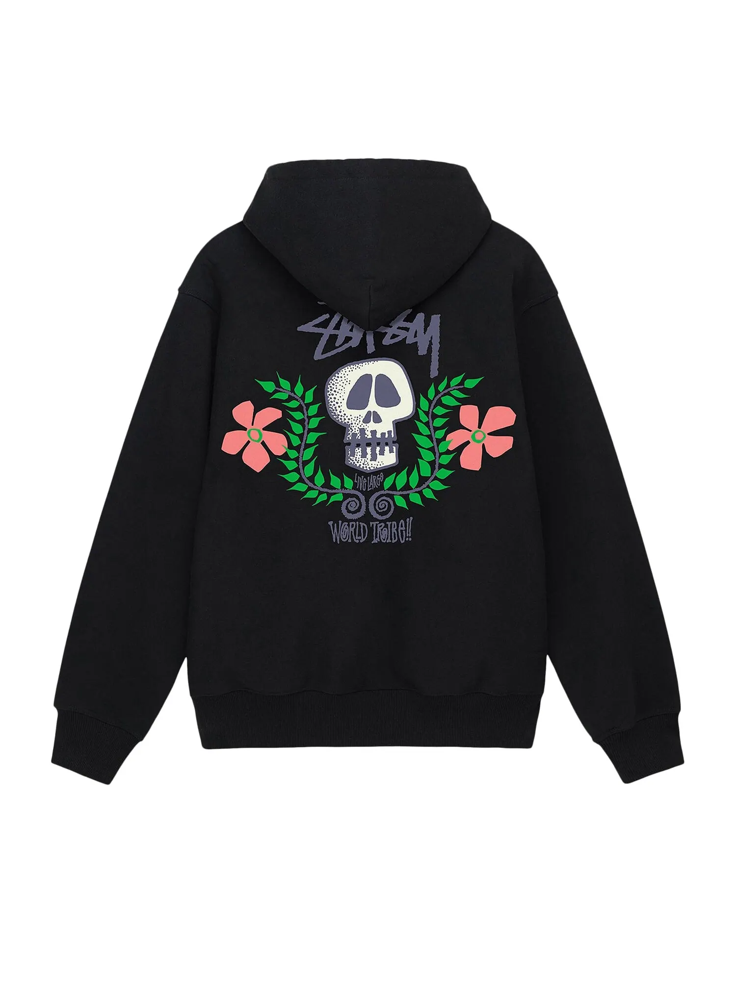 Толстовка Stussy Skull Crest — изображение 2 из 2, черный