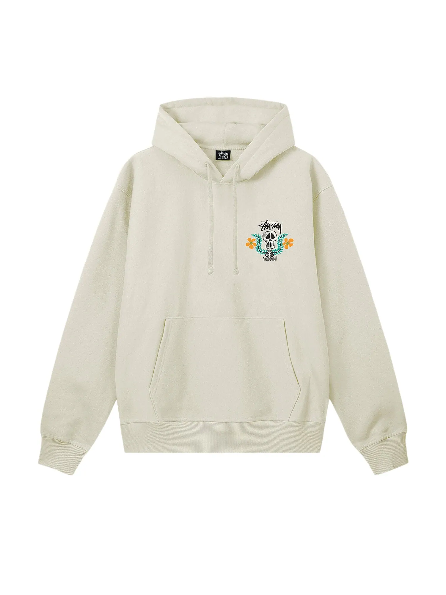 Толстовка Stussy Skull Crest Stone