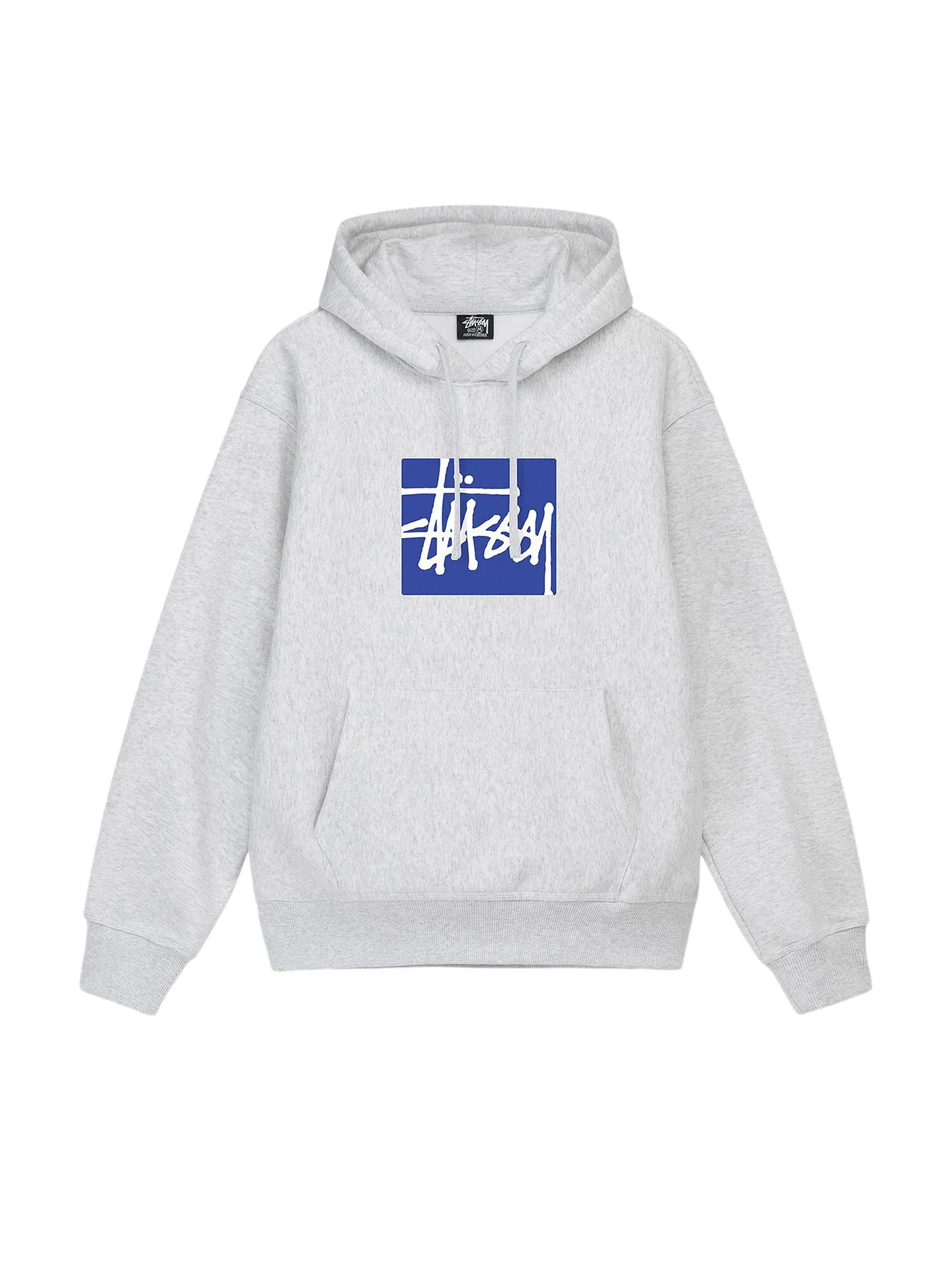 Толстовка Stussy Stock Box Box Ash Heather
