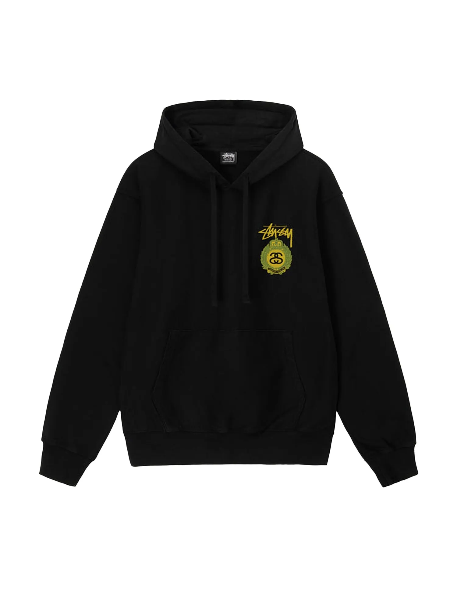 Толстовка с капюшоном Stussy Crown Wreath, окрашенная в пигмент