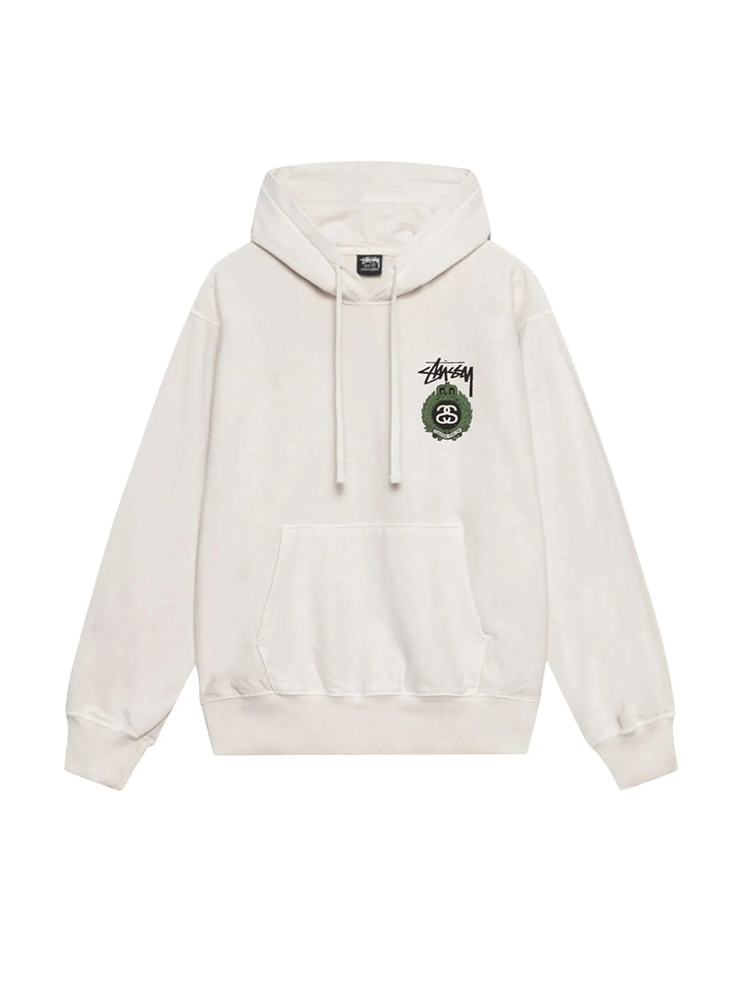 Толстовка Stussy Crown Wreath, окрашенная в пигмент