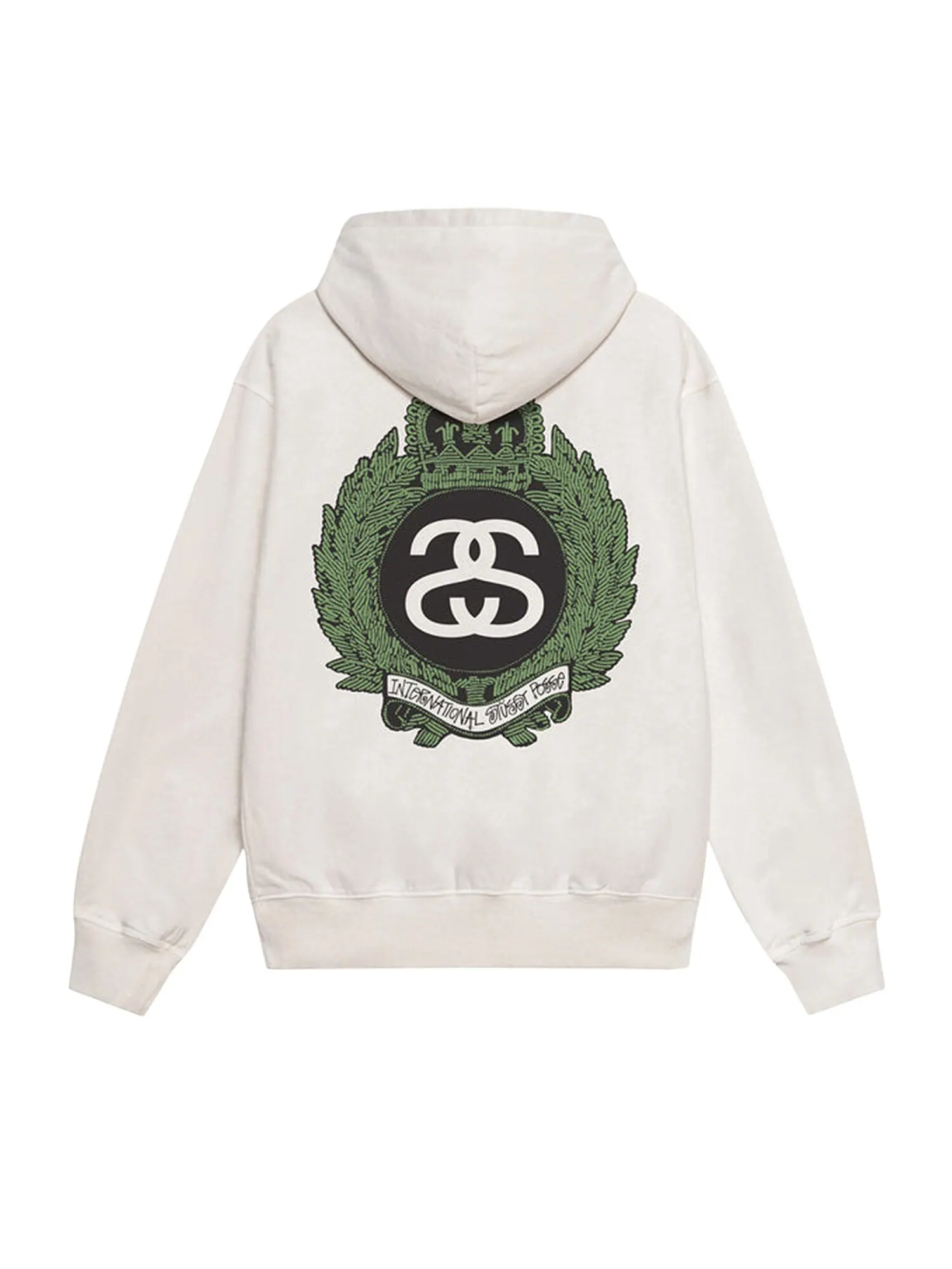 Толстовка Stussy Crown Wreath, окрашенная в пигмент — изображение 2 из 2, натуральный