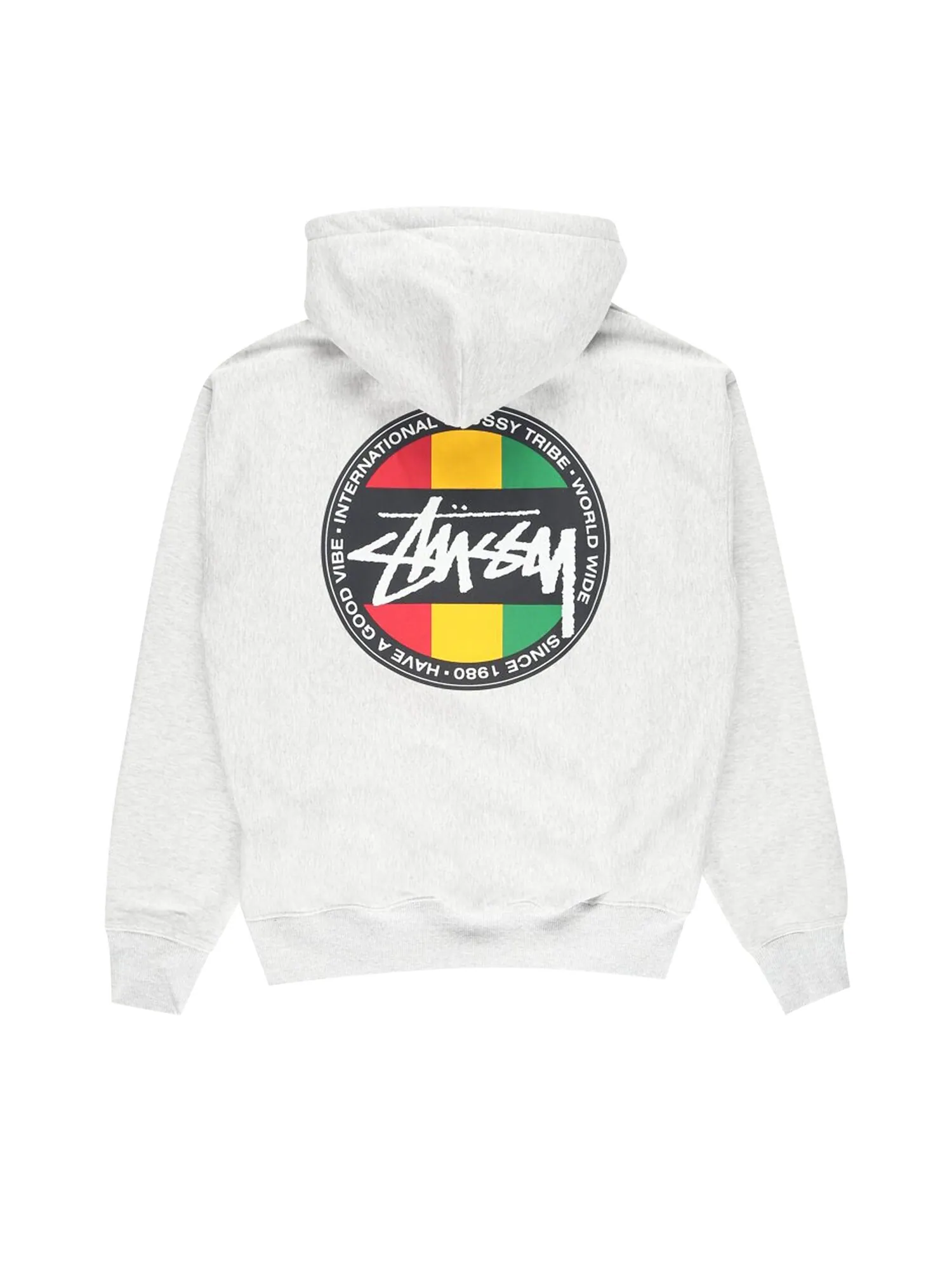 Толстовка Stussy Classic в горошек Ash Heather — изображение 2 из 2, пепельный вереск
