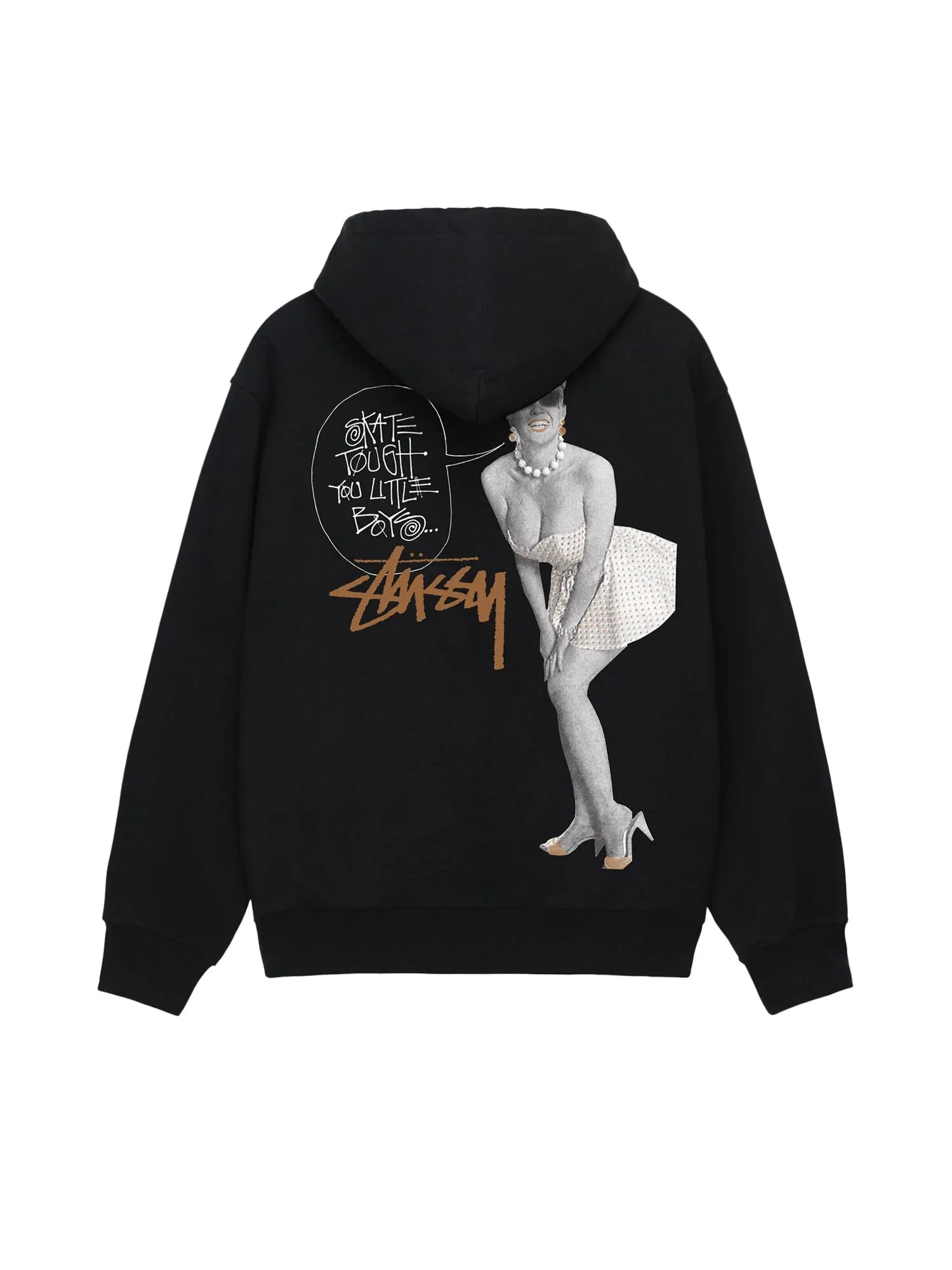 Толстовка Stussy Skate Tough — изображение 2 из 2, черный