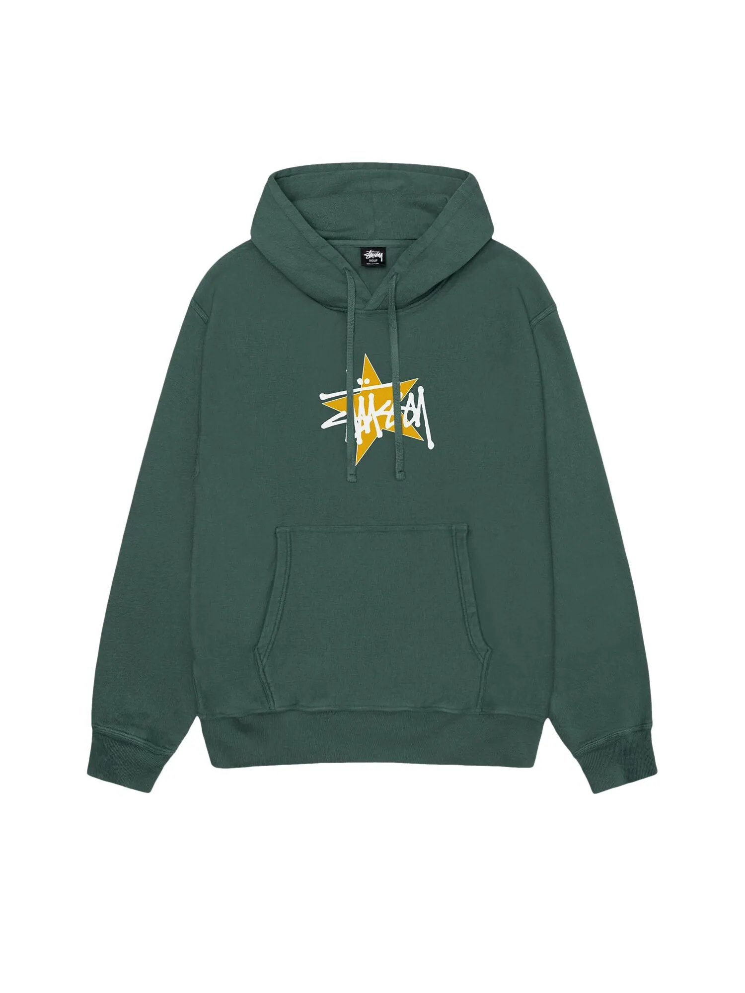 Толстовка Stussy Star пигментного цвета Лес