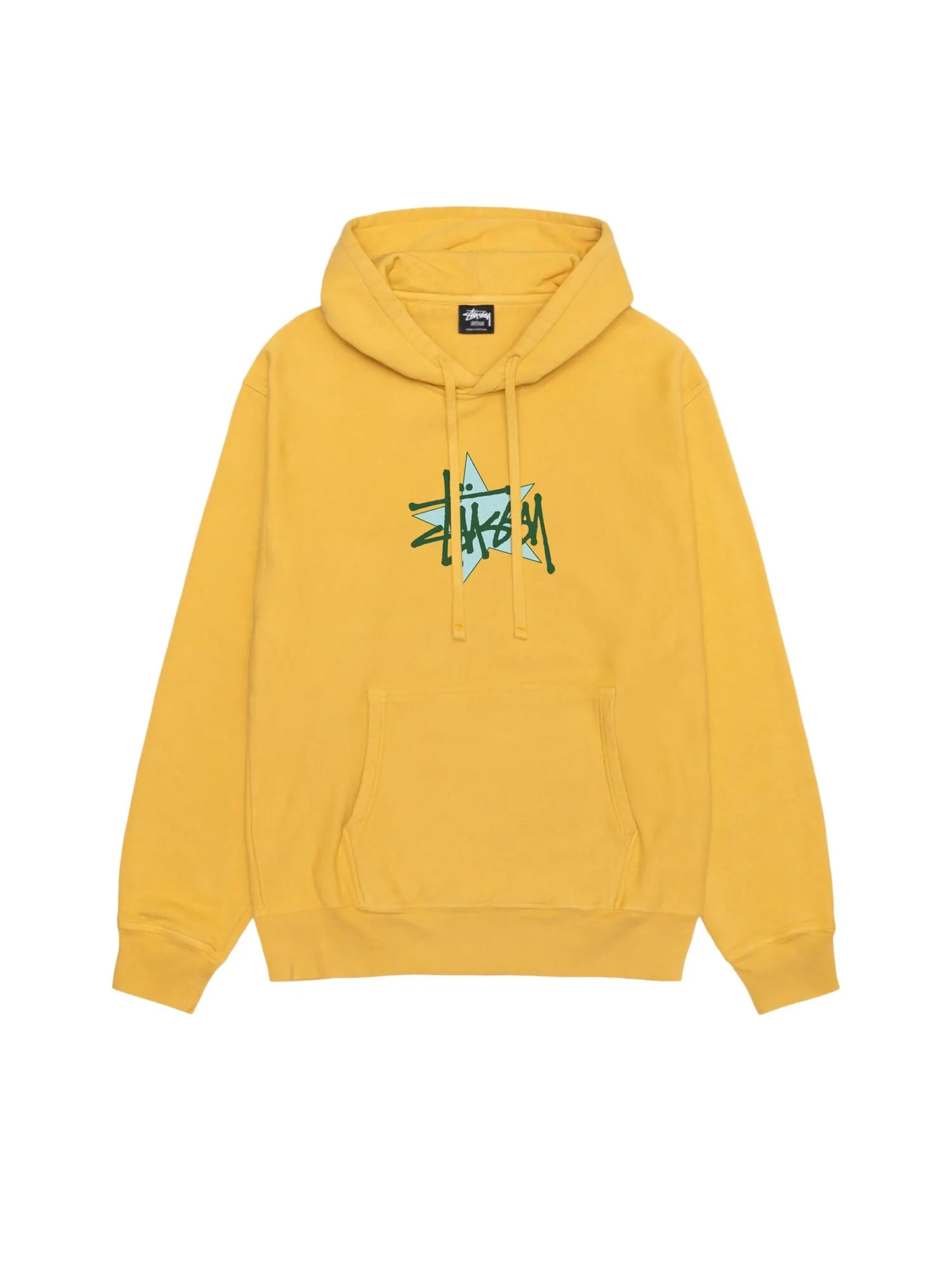 Толстовка Stussy Star пигментного цвета Мед
