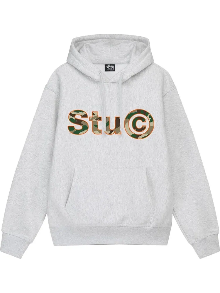 Худи Stussy Stu C. Hoodie Ash Heather — изображение 1 из 2, серый