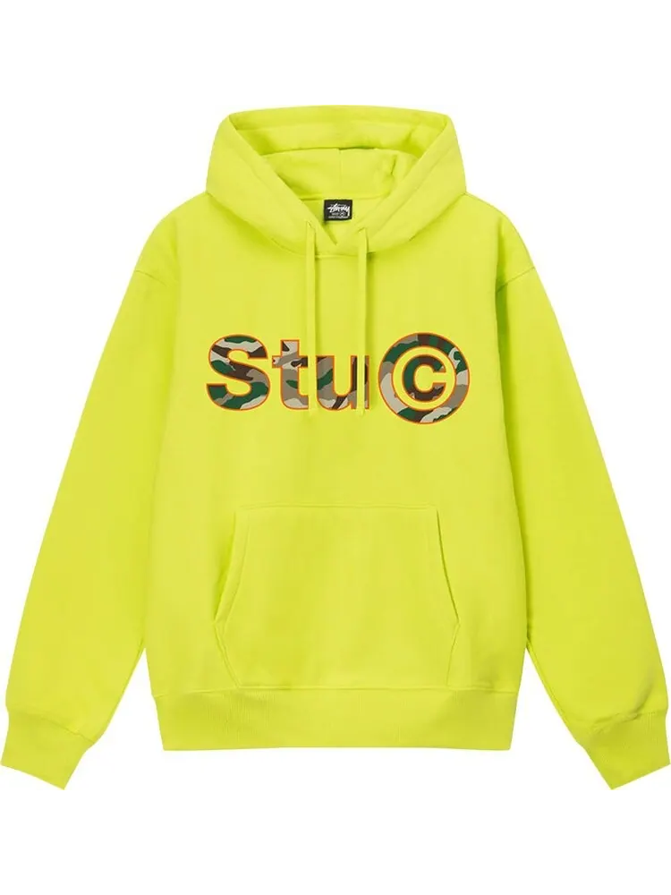 Худи Stussy Stu C. Hoodie Keylime — изображение 1 из 2, зеленый