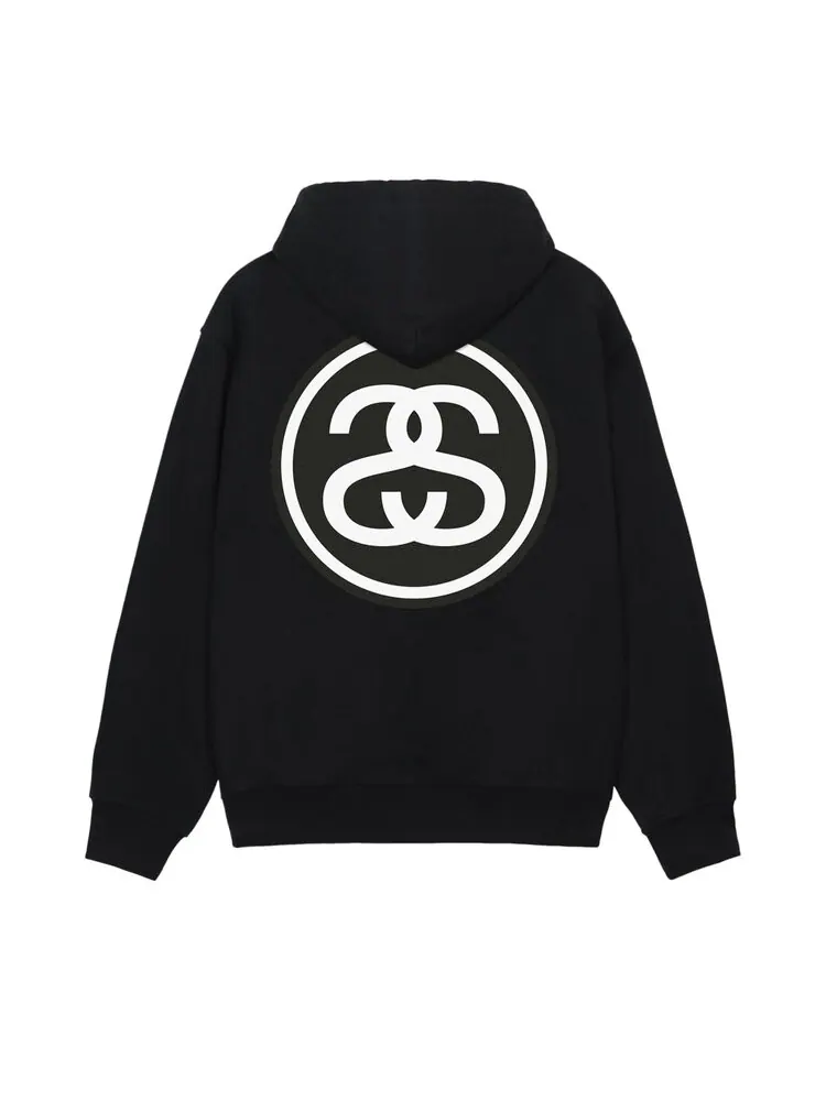 Худи Stussy SS-Link 'Black' — изображение 2 из 2, черный