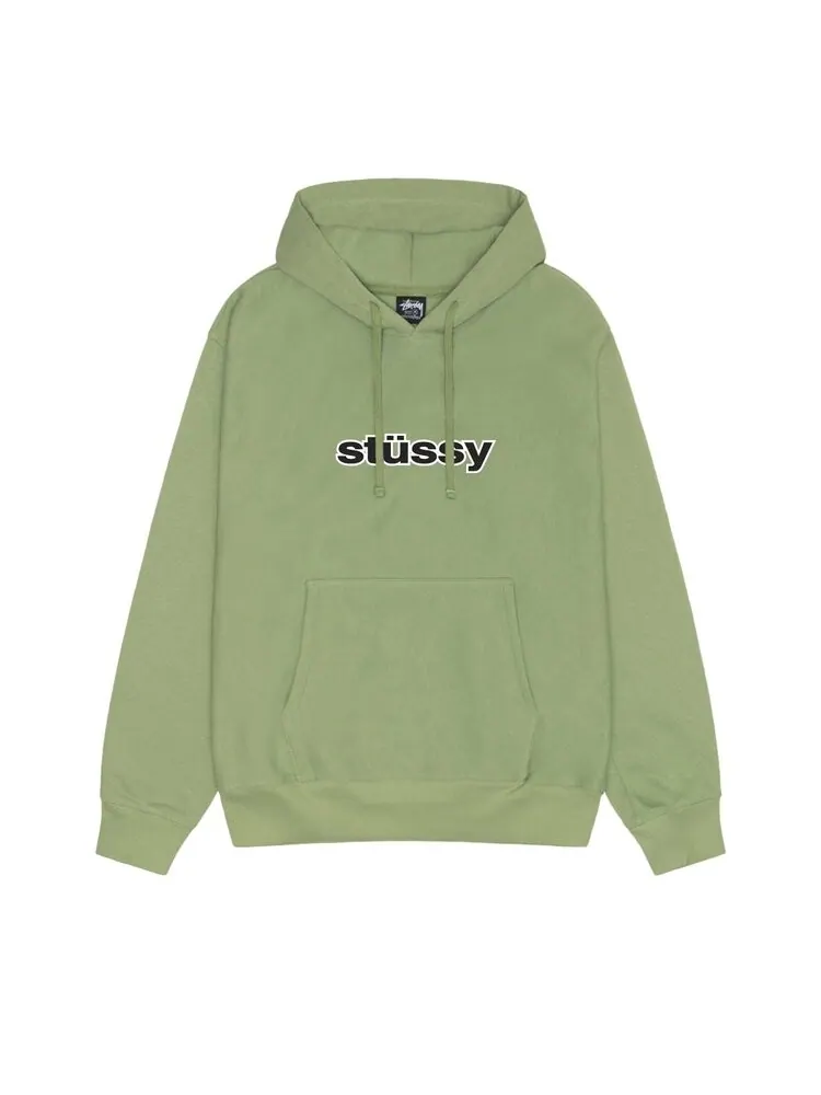 Худи Stussy SS-Link 'Moss' — изображение 1 из 2, зеленый