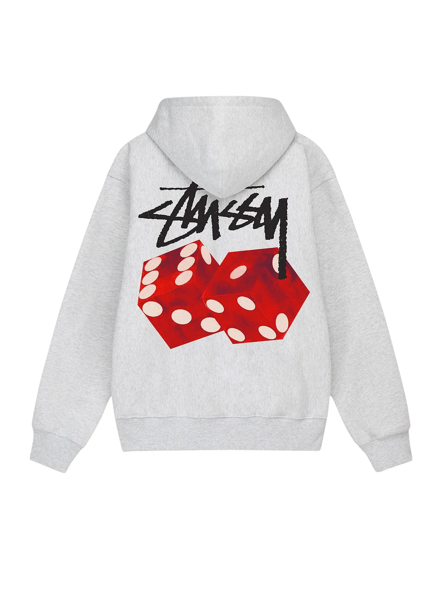 Худи Stussy Diced Out Ash Heather — изображение 2 из 2, пепельный вереск