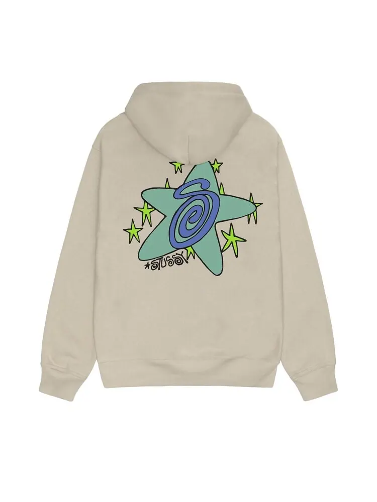 Худи Stussy Galaxy 'Khaki' — изображение 2 из 2, бежевый