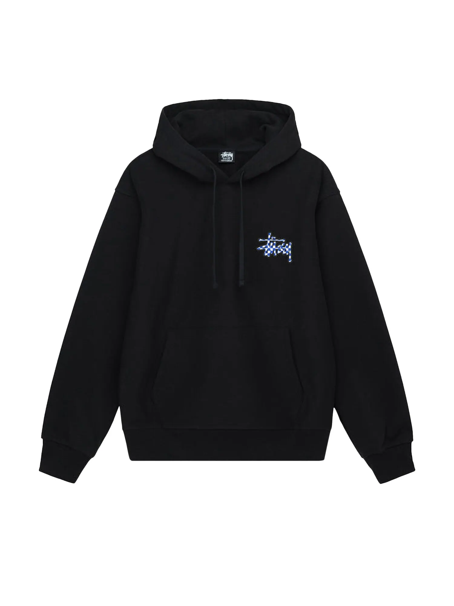 Толстовка Stussy Checker Stock Черный