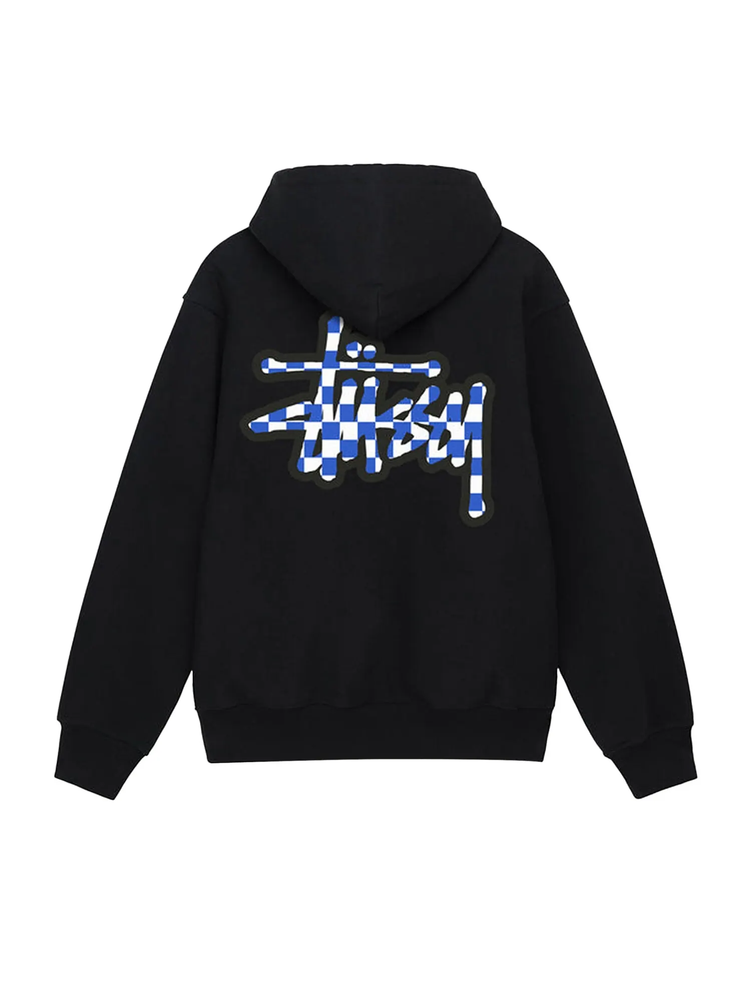 Толстовка Stussy Checker Stock Черный — изображение 2 из 2