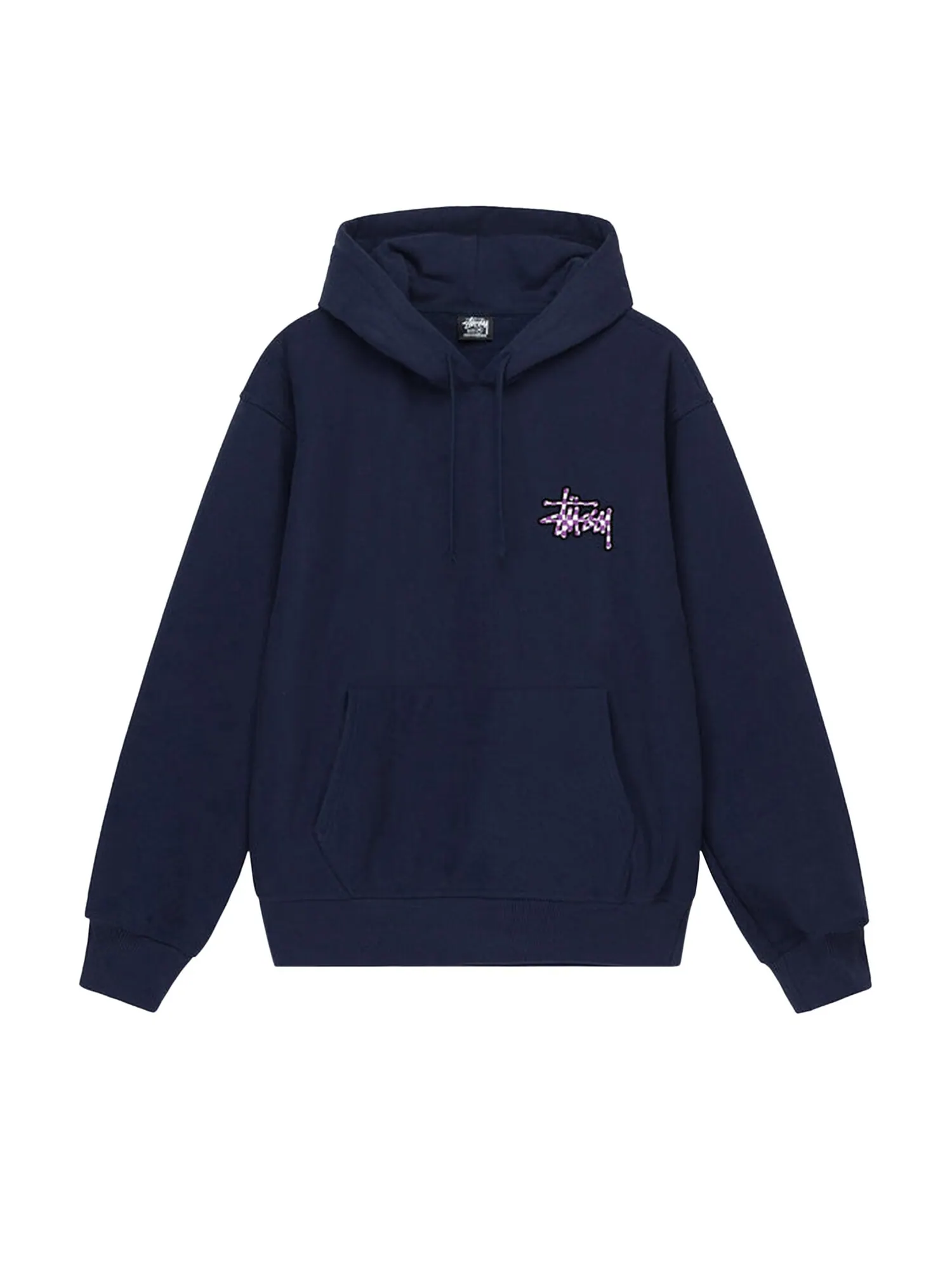Толстовка Stussy Checker Stock Темно-синий