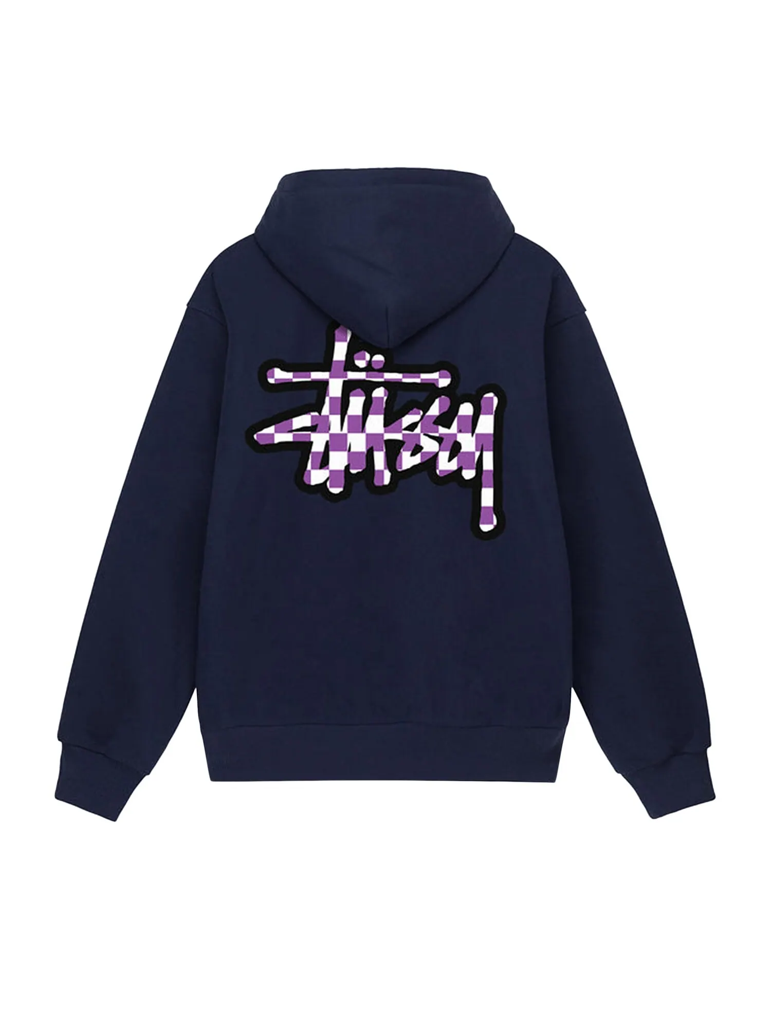 Толстовка Stussy Checker Stock Темно-синий — изображение 2 из 2